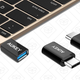 Aukey 2-Pack USB to USB-C Adapters, $7 with code AUKUSBC1 | 3-Pack MicroUSB to USB-C Adapters, $7 with code AUKUSBC6